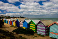 Brighton beach bath houses, Australia