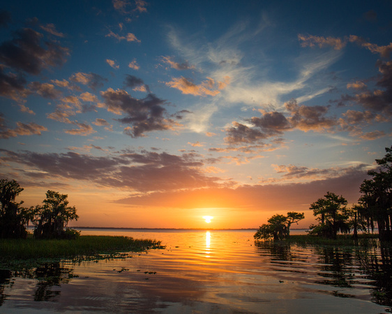 Big Cypress Lake FL, sunrise